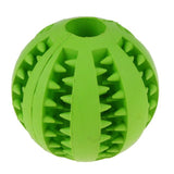 INTERACTIVE RUBBER BALL DOG CHEW TOY