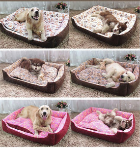 DOG BED WATERPROOF WASHABLE PET HOUSE MAT