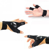 LED FINGERLESS FLASHLIGHT GLOVE - LEFT OR RIGHT