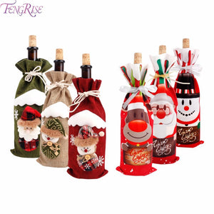 Wine Bottle Christmas Decorations