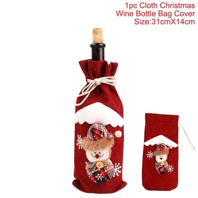 Wine Bottle Christmas Decorations