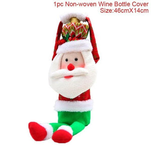 Wine Bottle Christmas Decorations