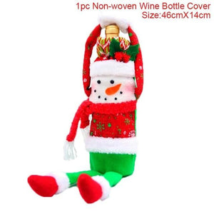 Wine Bottle Christmas Decorations