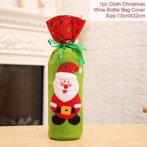 Wine Bottle Christmas Decorations